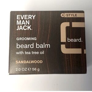 2/$20 🤎🟤 Every Man Jack Grooming Beard Balm – Tea Tree & Sandalwood